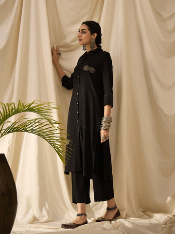 Forever Black kurta set