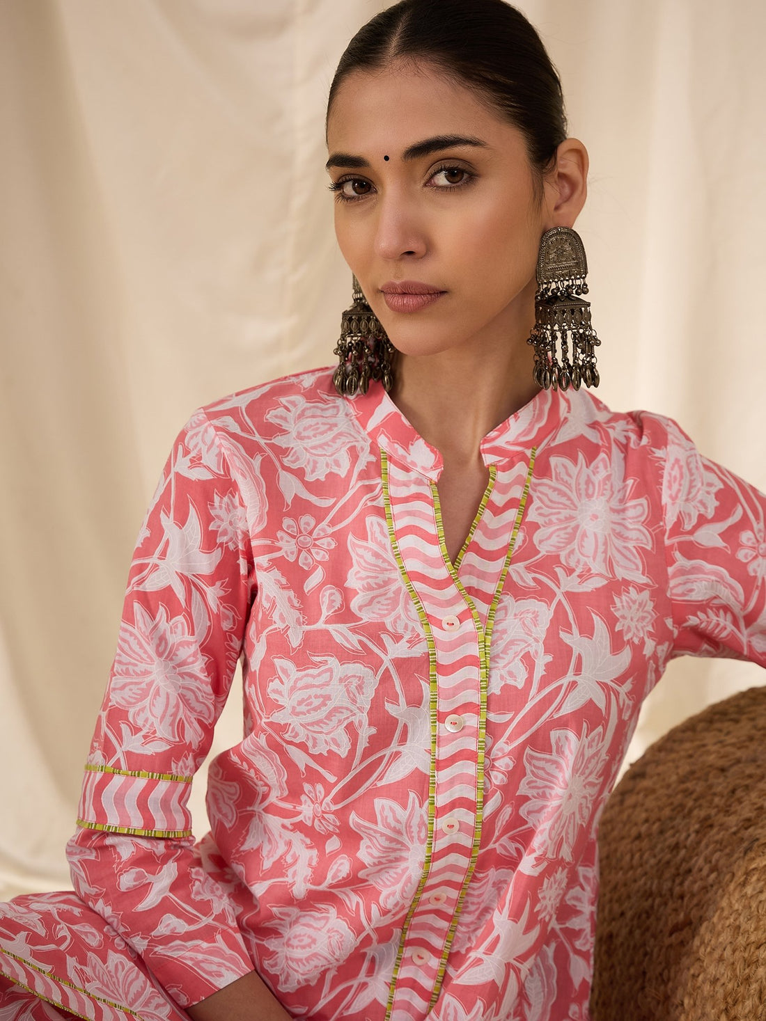 Pink Printed Salwar Set