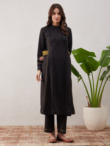 Grey Kurta Set