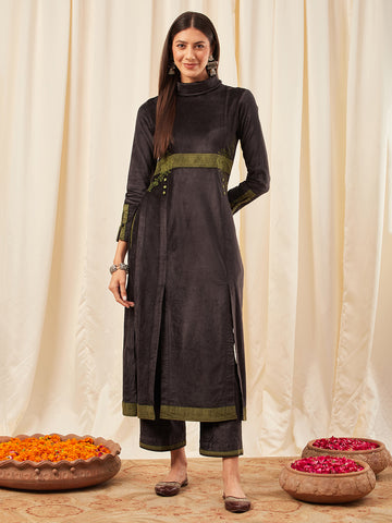 Grey Kurta Set