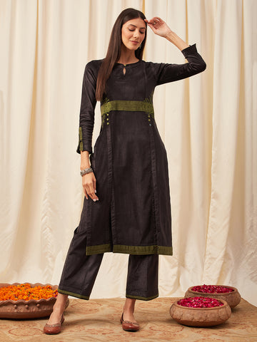 Grey Kurta Set