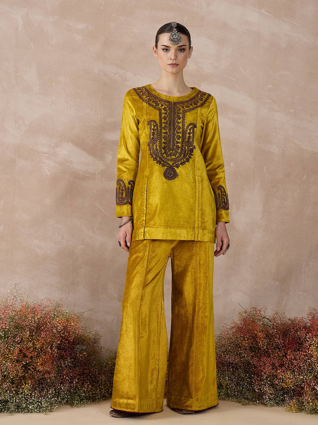 The Dandelion Yellow Palazzo Ensemble