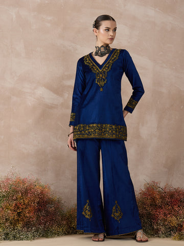 The Sapphire Blue Palazzo Ensemble