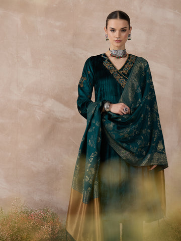 The Teal Empress Zareena Set