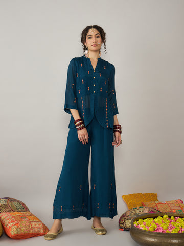 Royal Teal Co-ord Set