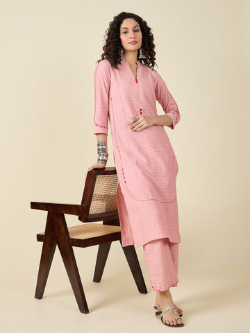Blush Pink Kurta Set