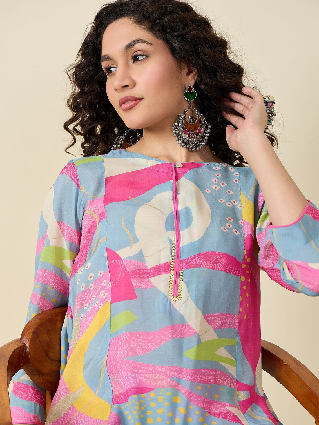 Printed Kurta Set