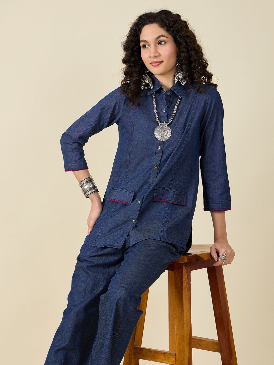 Indigo co-ord set