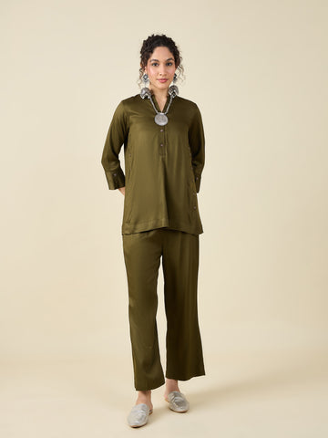 Mehendi Green Co-ord Set
