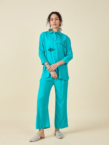 Turquoise Co-ord Set