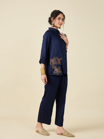 Navy Blue Co-ord Set