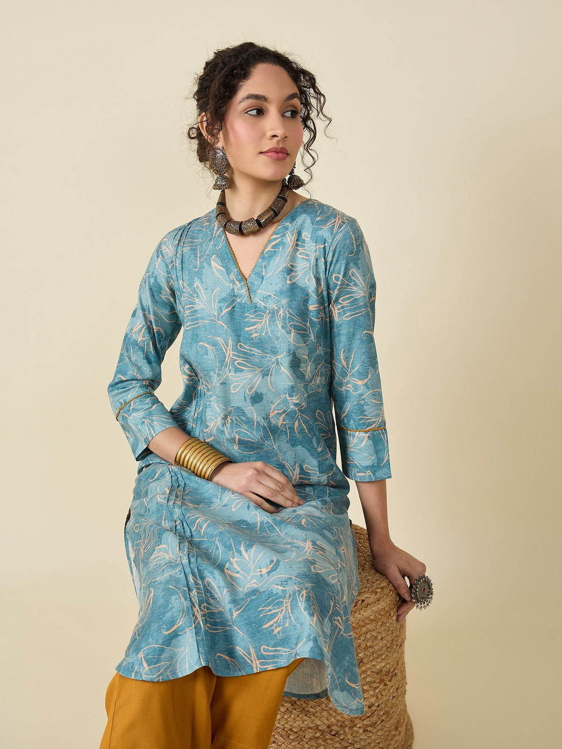 Printed Kurta Set