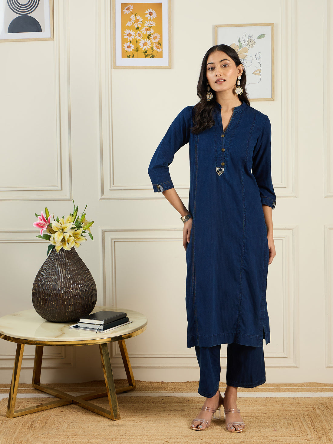 Indigo Kurta Set