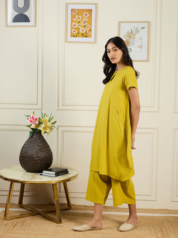 Amber Yellow Co-ord Set