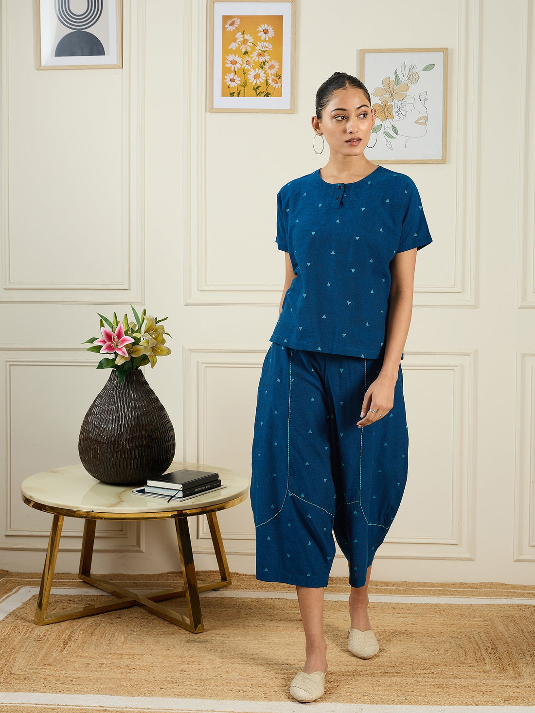 Navy blue co-ord set