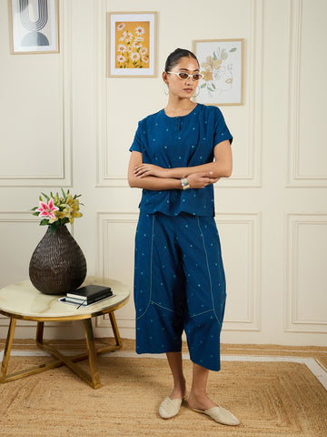 Navy blue co-ord set