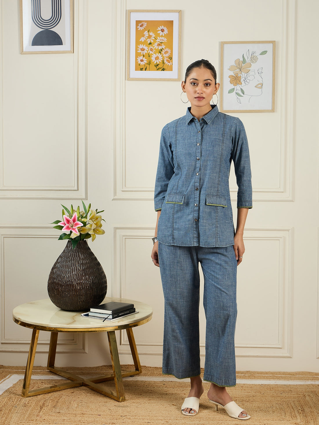 Indigo co-ord set