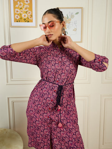 Boho Chic Floral Tunic