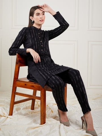 Classic Black Woolen Co-ord