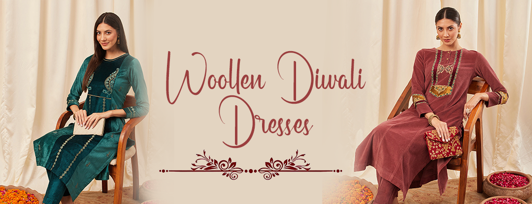 woollen Diwali Dresses