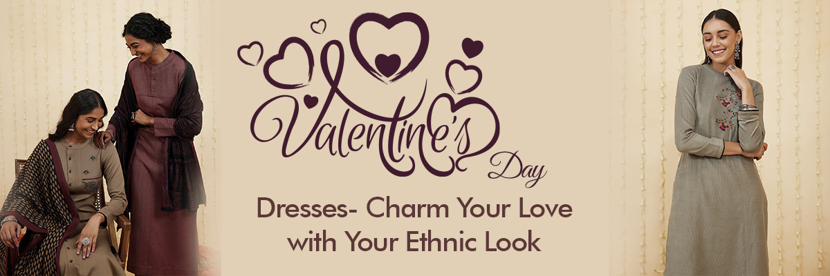 Valentine’s Day Dresses- Charm Your Love with Your Ethnic Look
