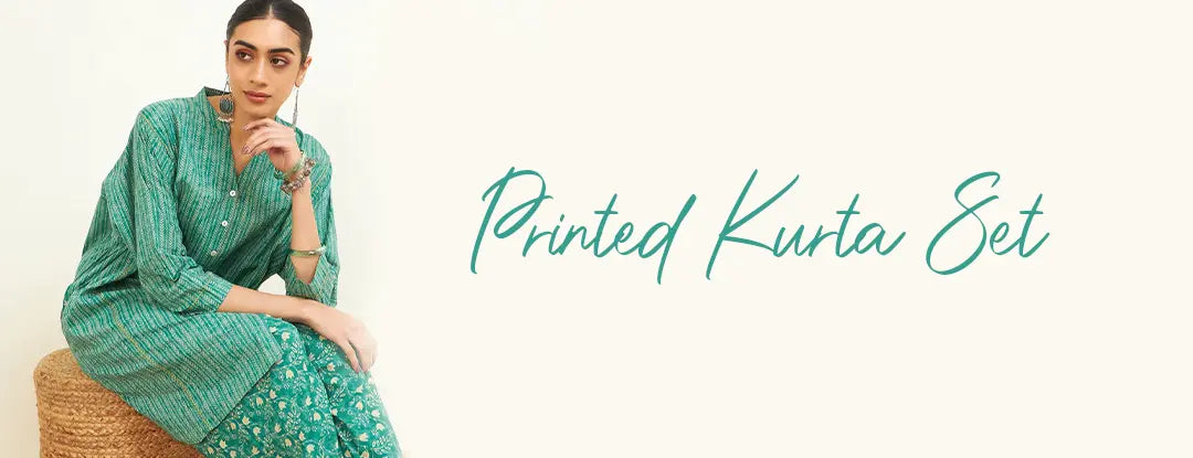 Printed kurta set for Womenslider_item_KHiAHB