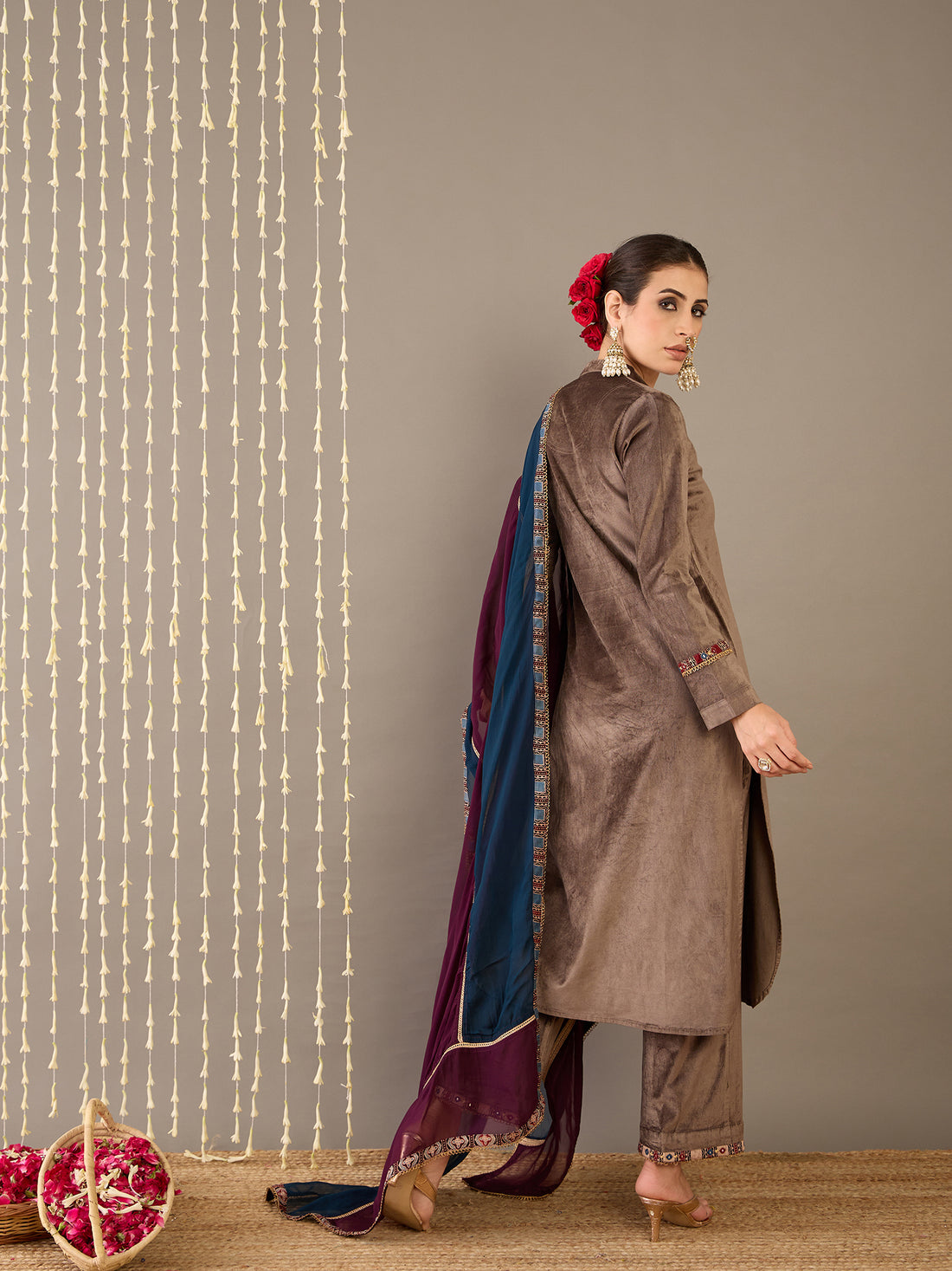 Mouse Kurta Set with Dupatta