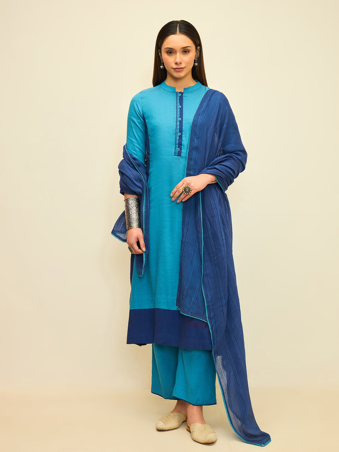 The Azure Tide Linen Set