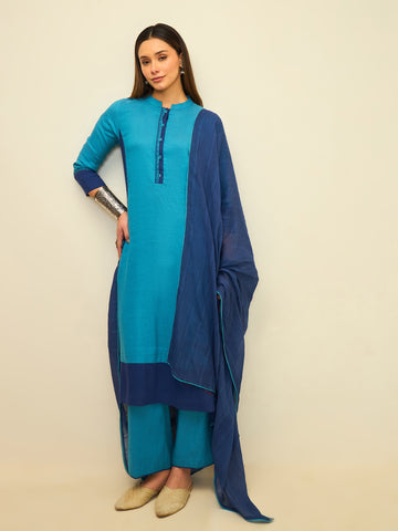 The Azure Tide Linen Set