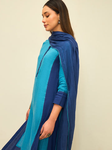 The Azure Tide Linen Set