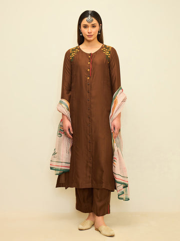 The Rustic Meadow Kurta Set with Dupatta