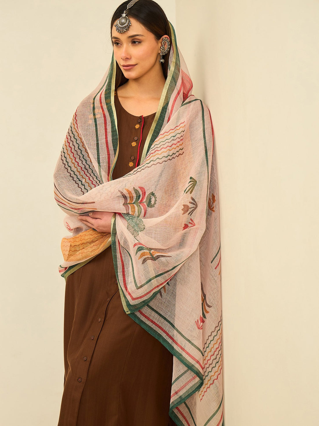 The Rustic Meadow Kurta Set with Dupatta