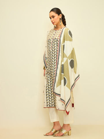 The Modern Heirloom Kurta Set with Dupatta