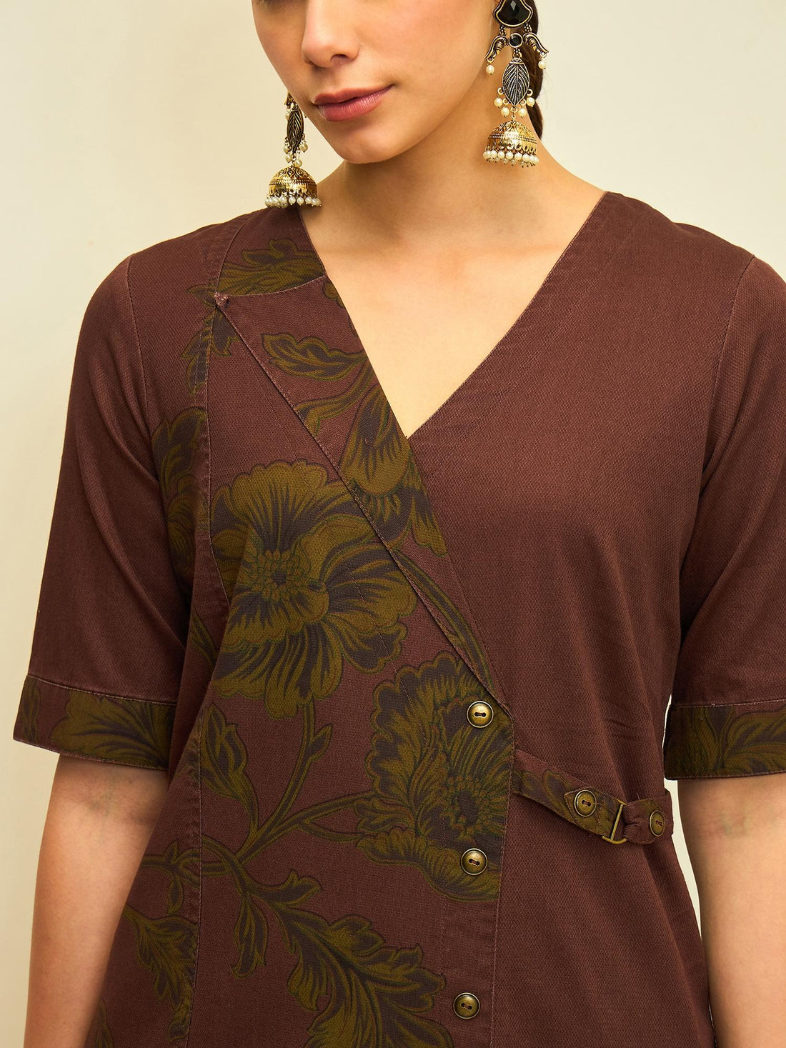 The Cocoa Wrap Denim Set