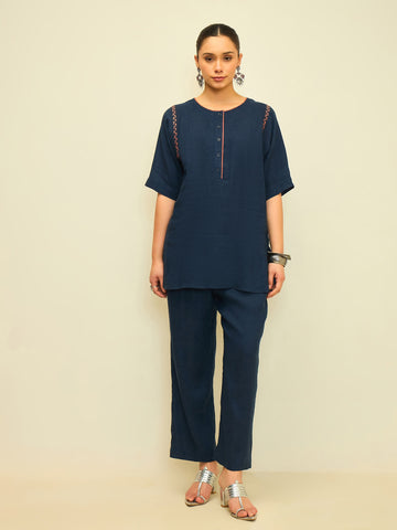 The Midnight Muse Linen Co-Ord Set