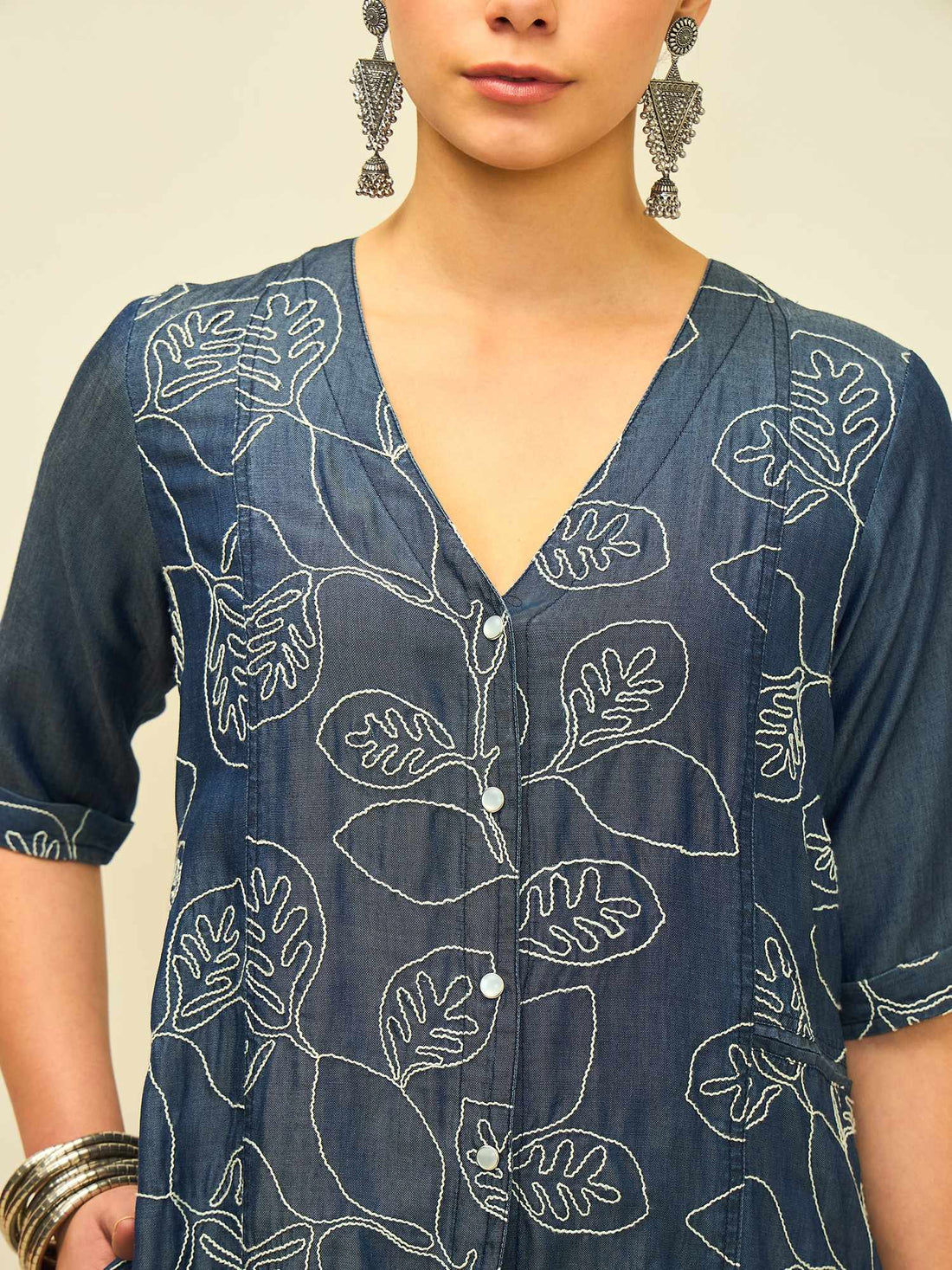 The Indigo Vine Denim Set