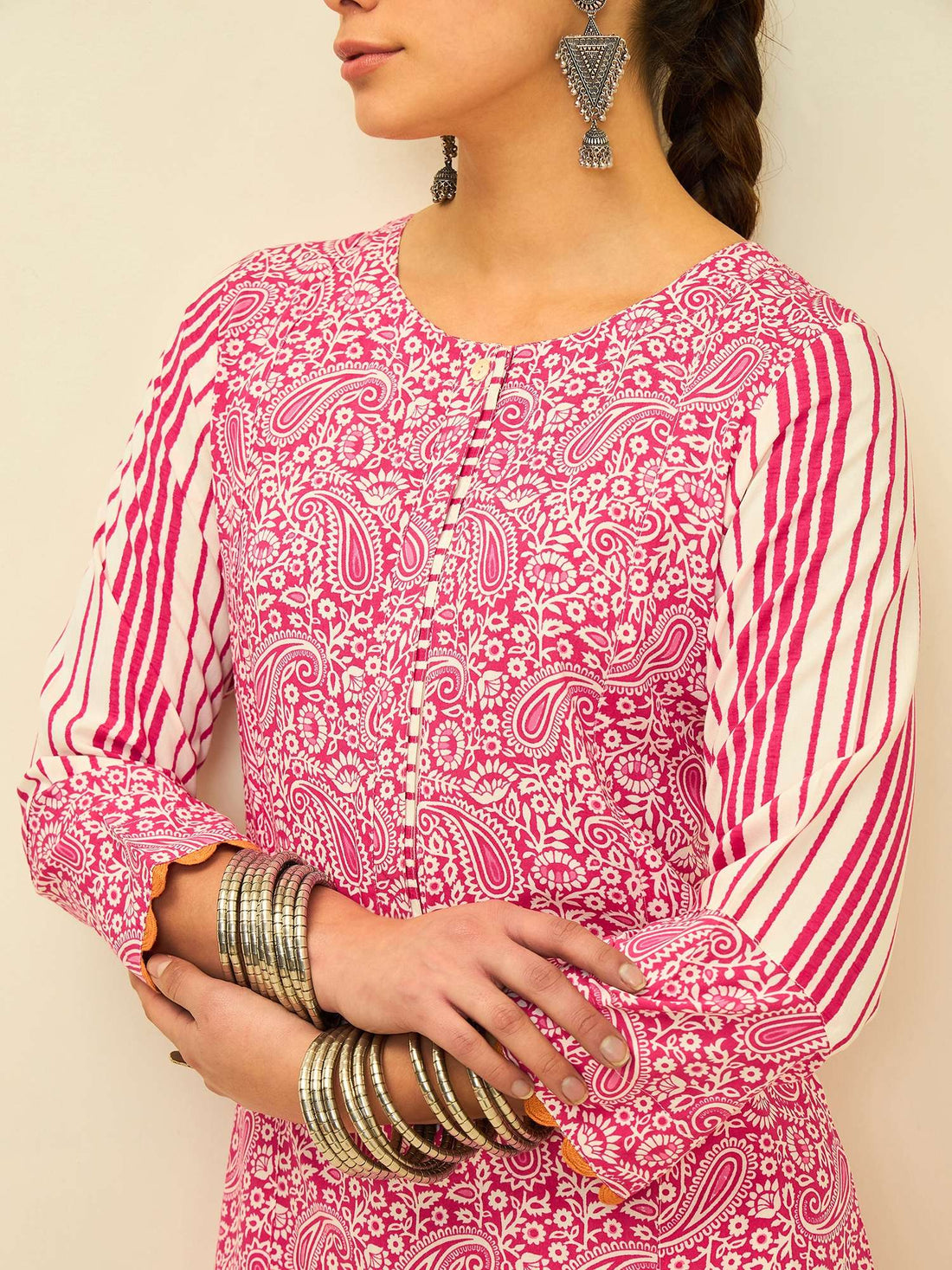 The Rose Paisley Kurta Set