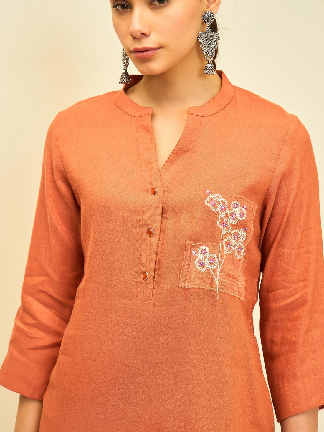The Saffron Ease Linen Co-Ord Set