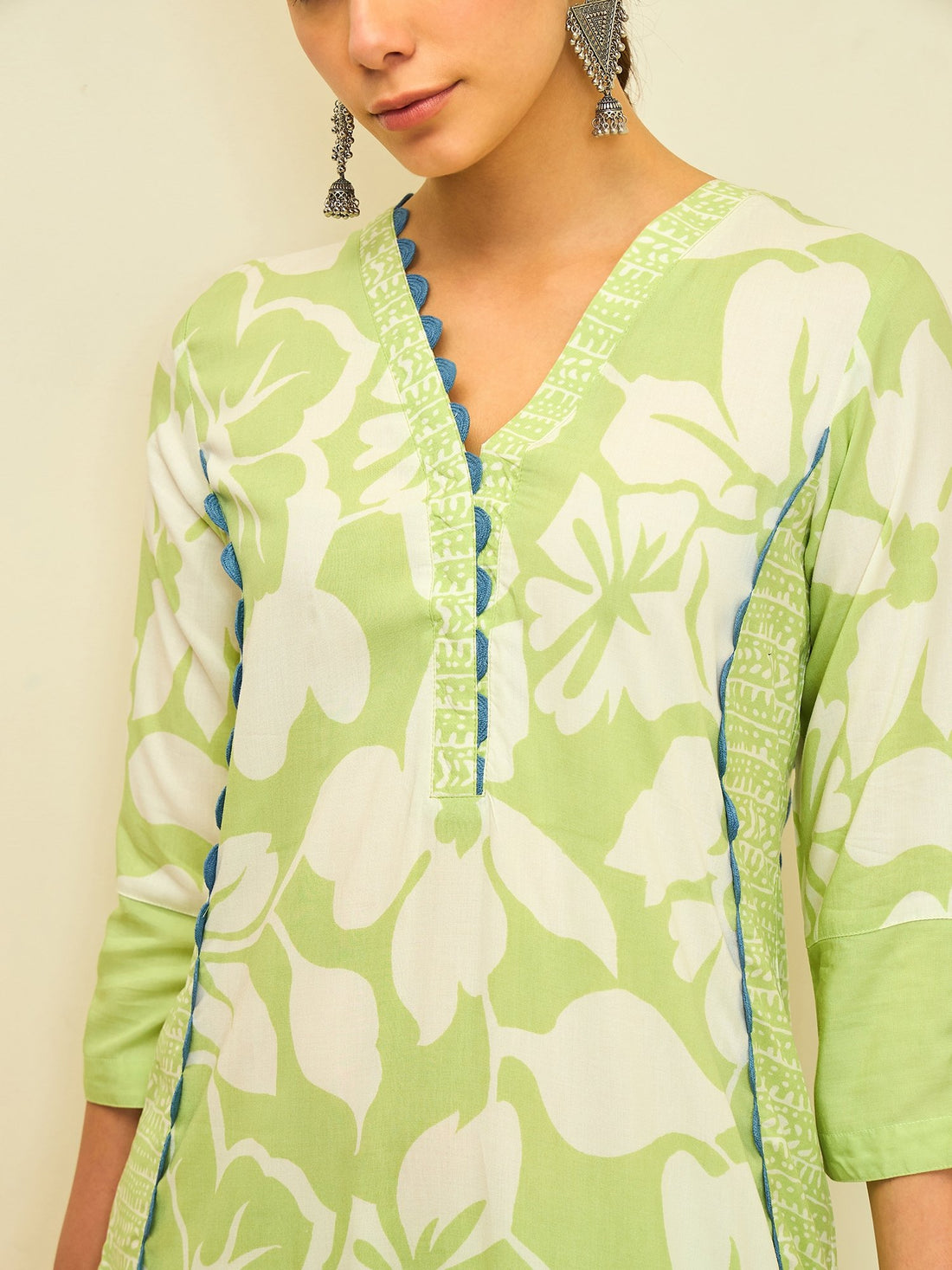 The Lime Blossom Kurta Set