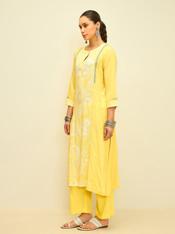 The Sunlit Paisley Kurta Set