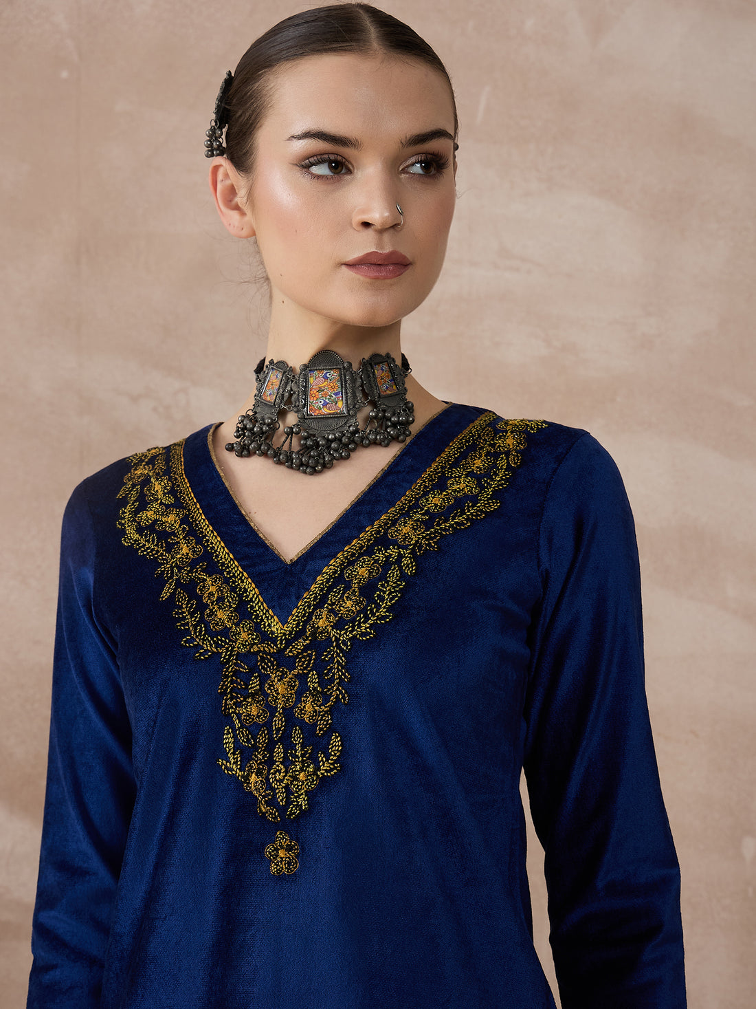 The Sapphire Blue Palazzo Ensemble