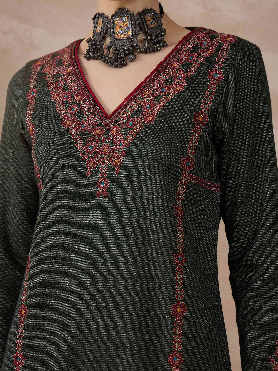 The Olive Zari Meher Set