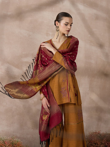 The Golden Ember Sharara Set