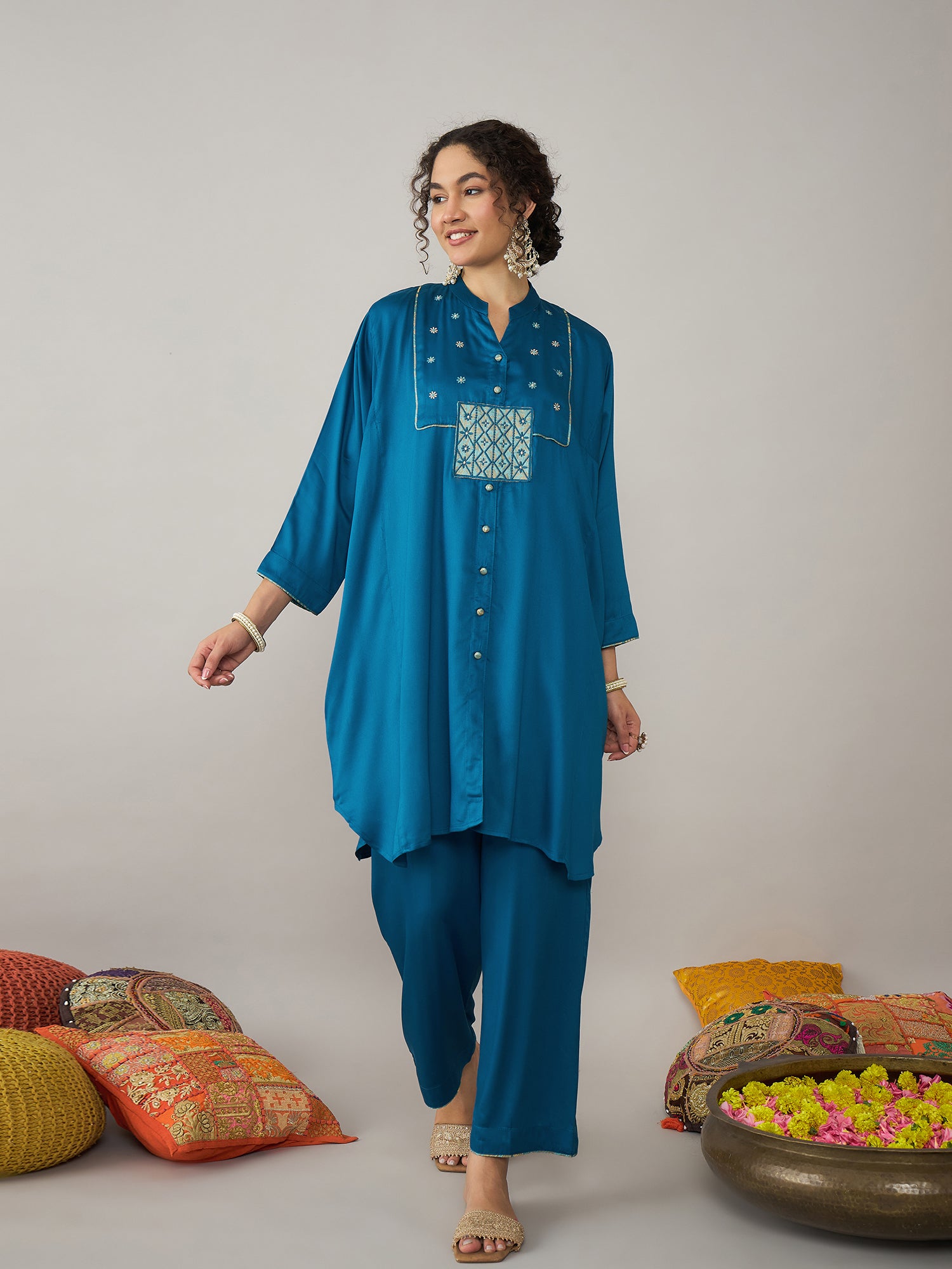 Ferozi Kurta Set