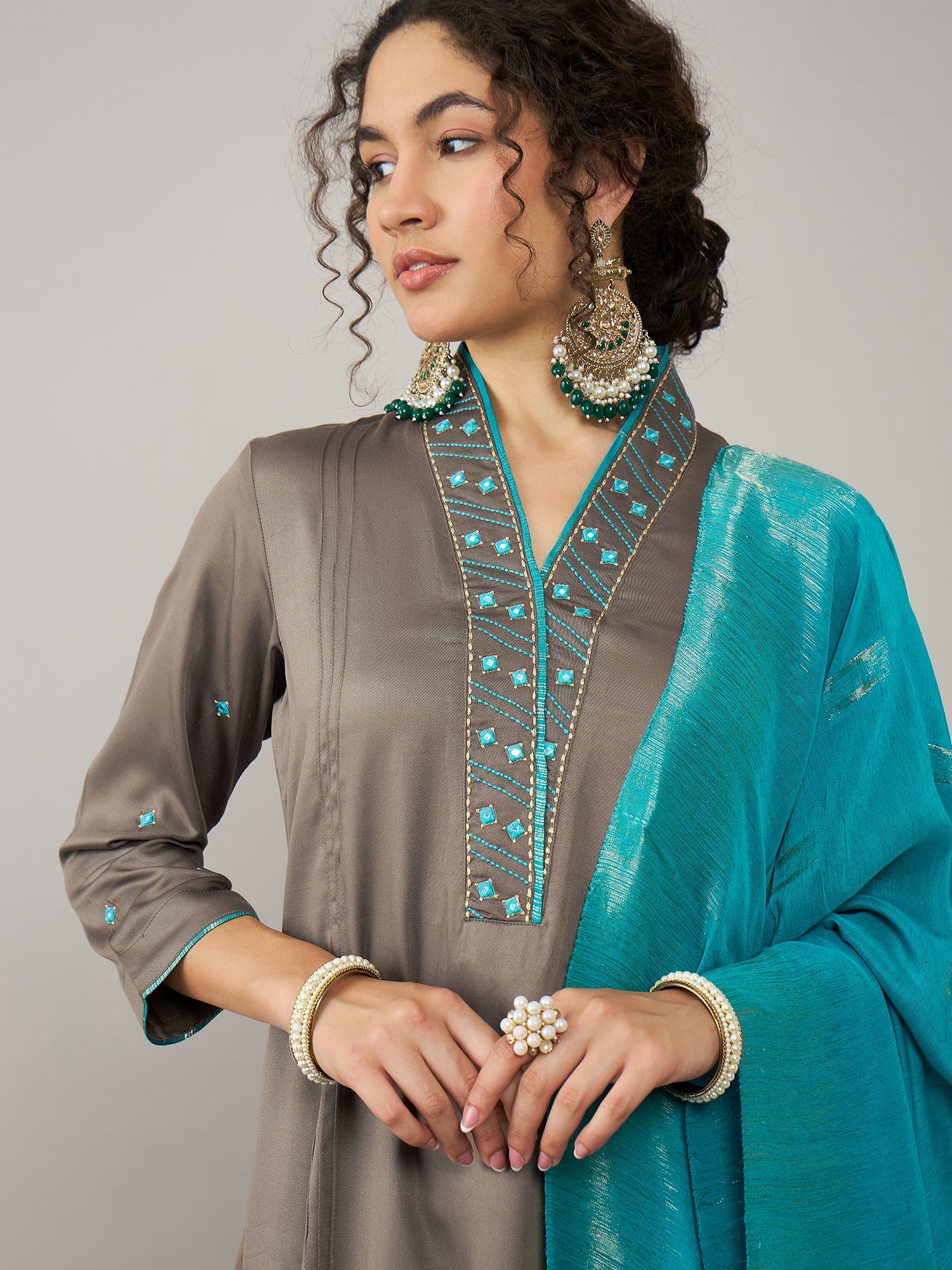 Mouse kurta set with dupatta