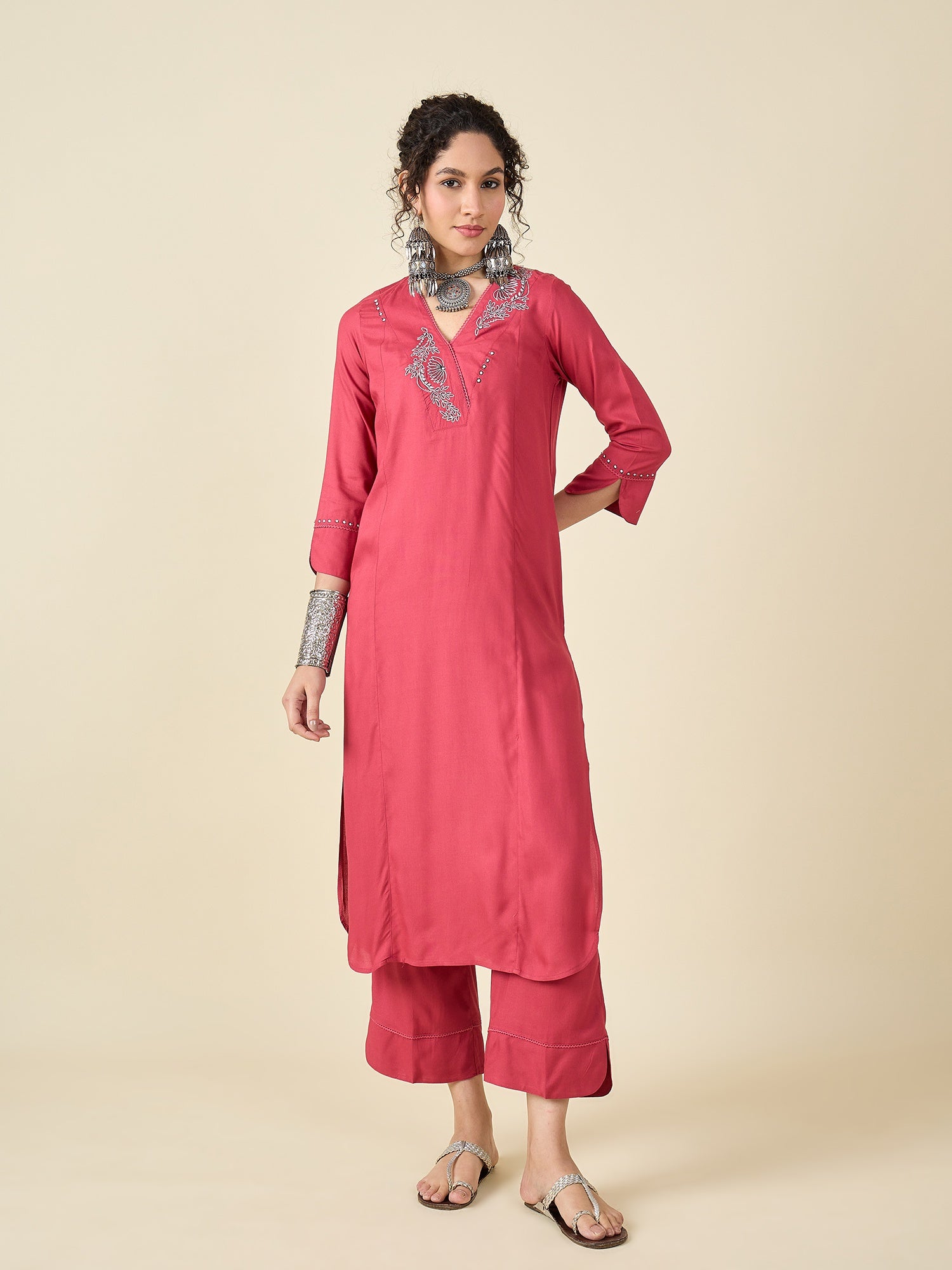Carrot kurta set