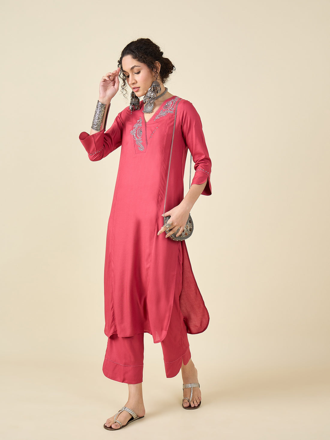 Carrot kurta set