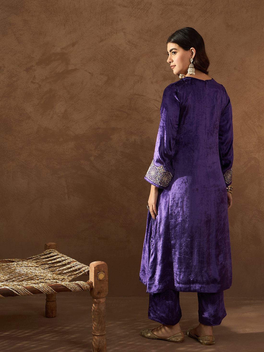 Purple Kurta set