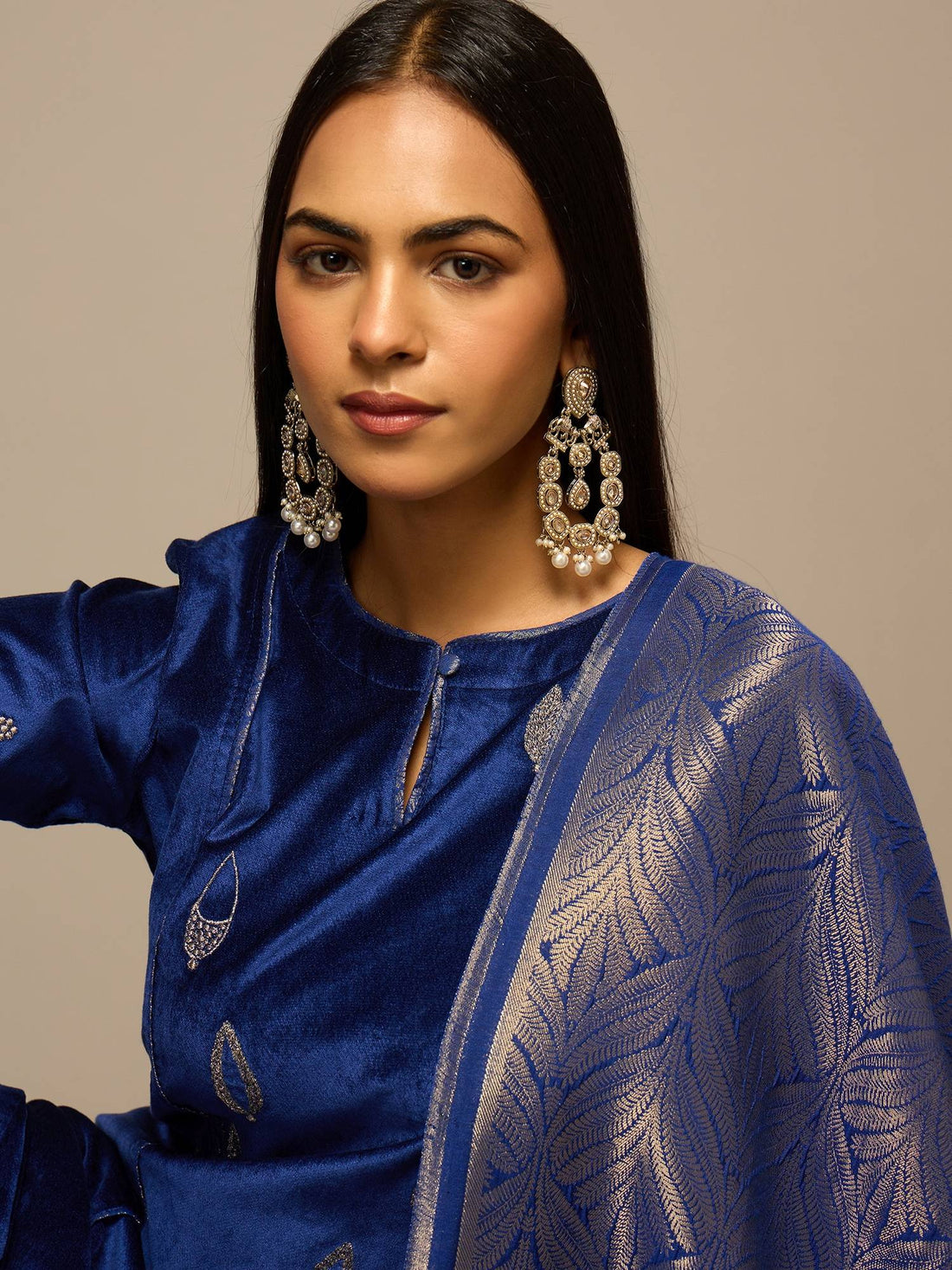 The Deep Blue Luxe Kurta Set