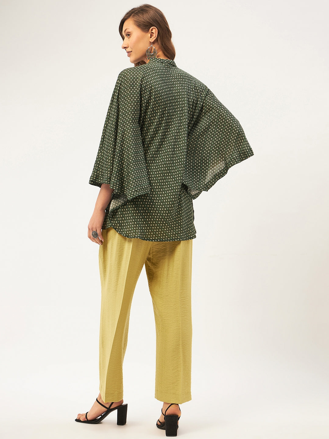 Green Kaftan Co-ord Set